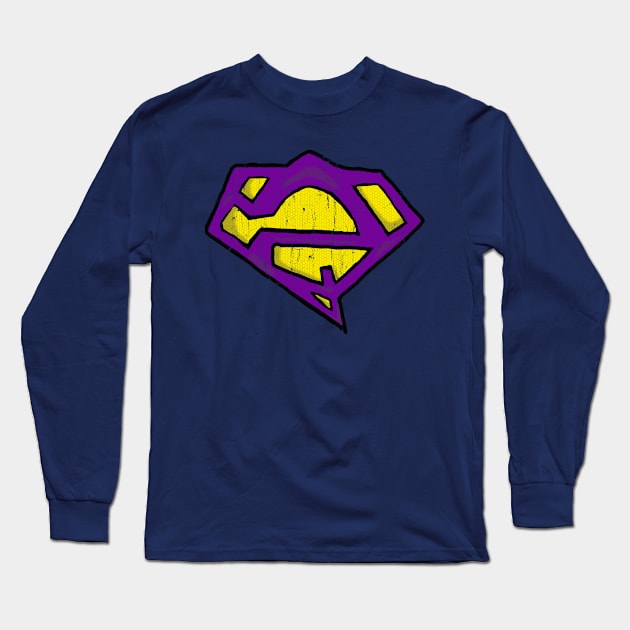 Bizarro (distressed) Long Sleeve T-Shirt by ExplodingZombie